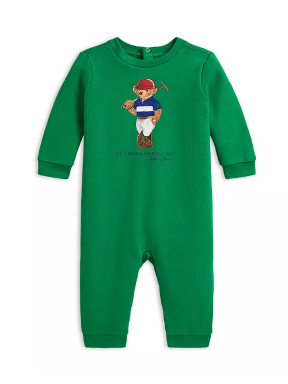 Ralph Lauren Polo Bear Fleece Coverall - Baby